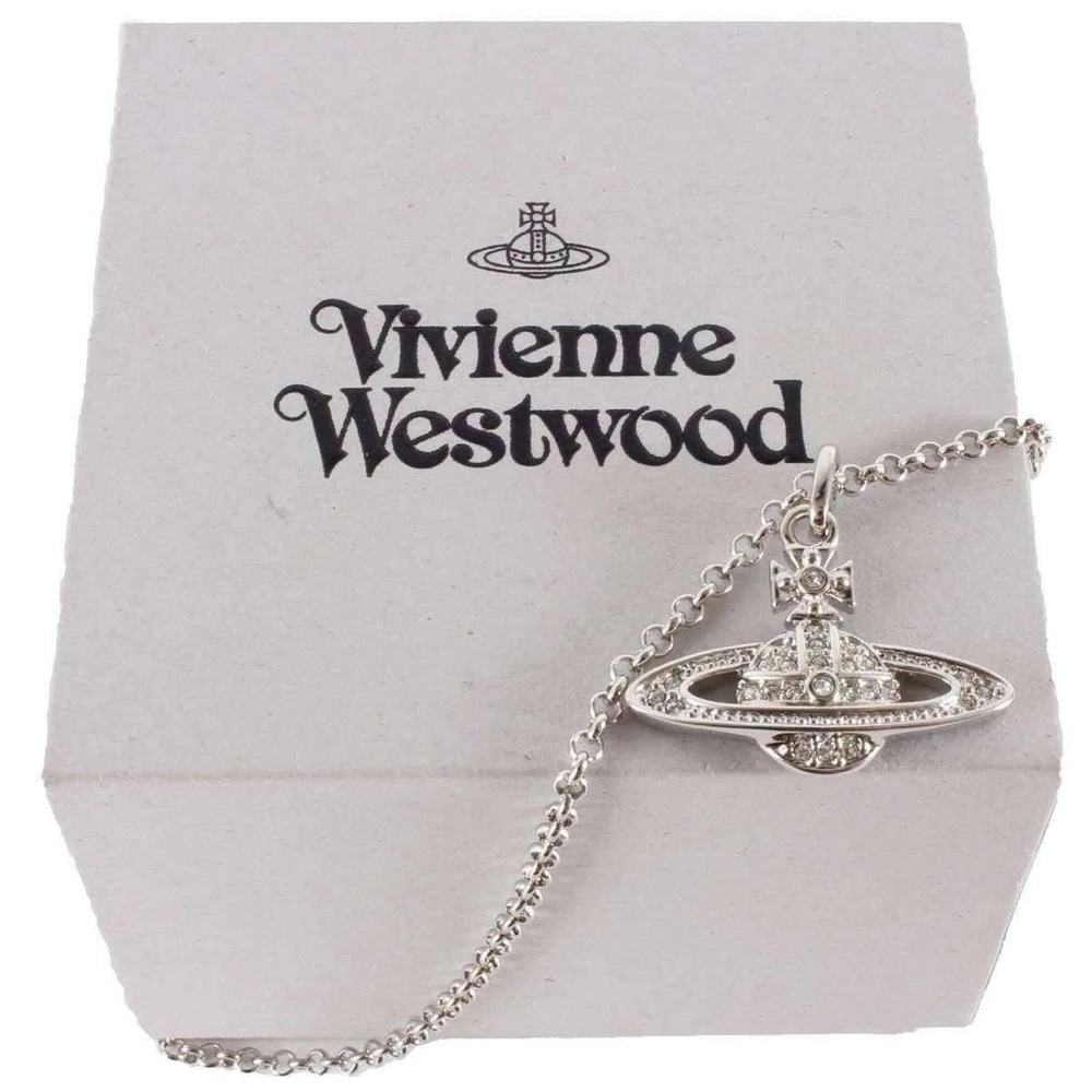 Vivienne Westwood- Silver Mini Bas Relief Necklace